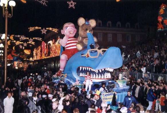 Carnavaleuro : Embarqus sur leurs fragiles esquifs de papier-monnaie, les boursiers cherchent  capturer le requin de la finance, mais il est dj appt de l'Euro-hameon. En avant pour la pche aux gros (capitaux) !